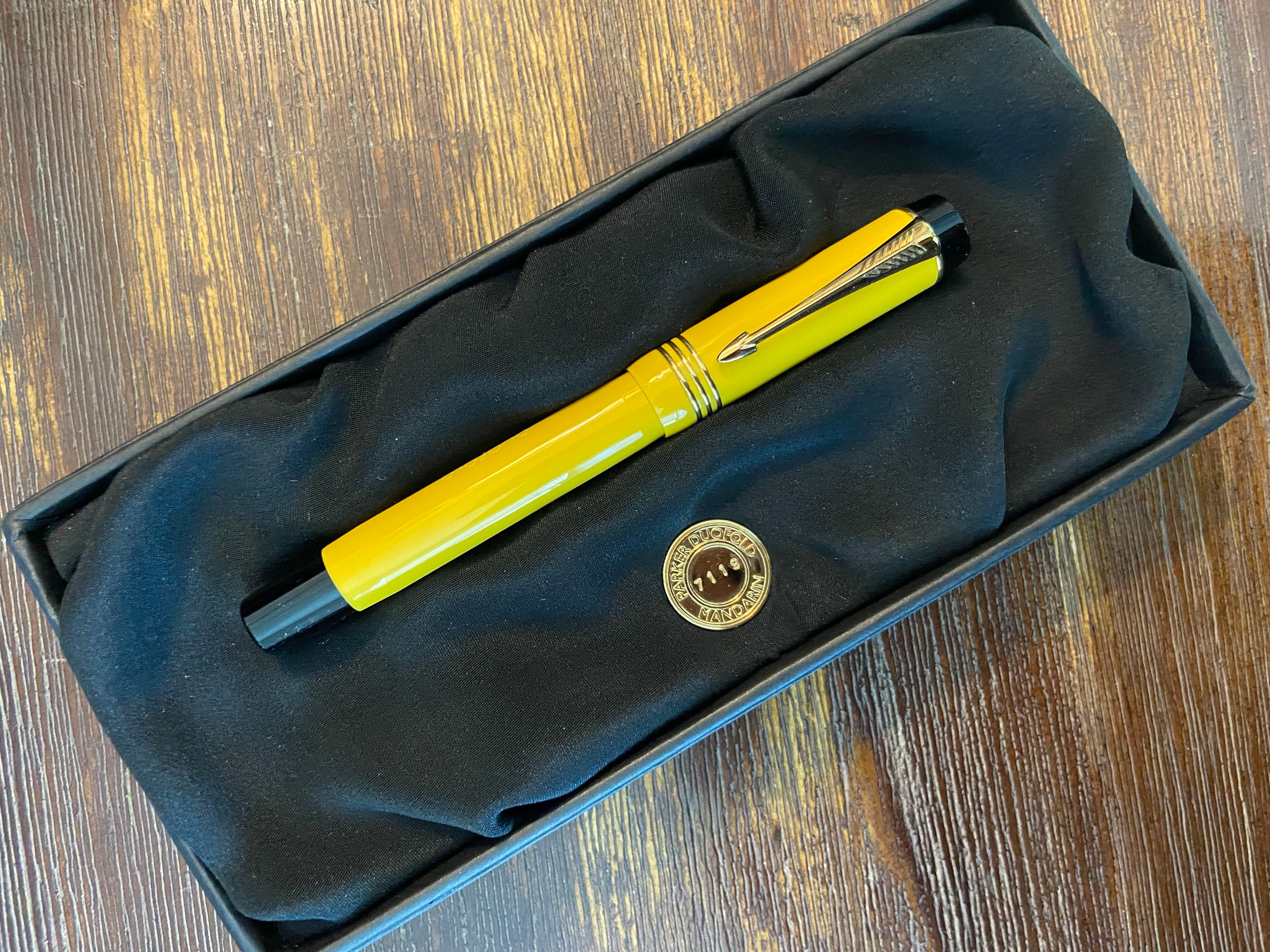 Parker Duofold Centennial Limited Edition, Yellow Mandarin, Fountain P