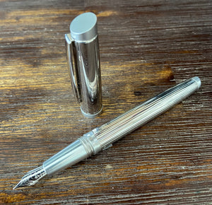 Delta Activa  Hitechdesign, Sterling Silver Fountain Pen