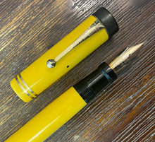 Load image into Gallery viewer, Parker Duofold Senior, Fountain Pen  - Mandarin Yellow, Double Band
