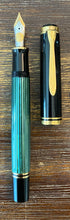 Load image into Gallery viewer, Pelikan Souverän M800 Green/Black Fountain Pen
