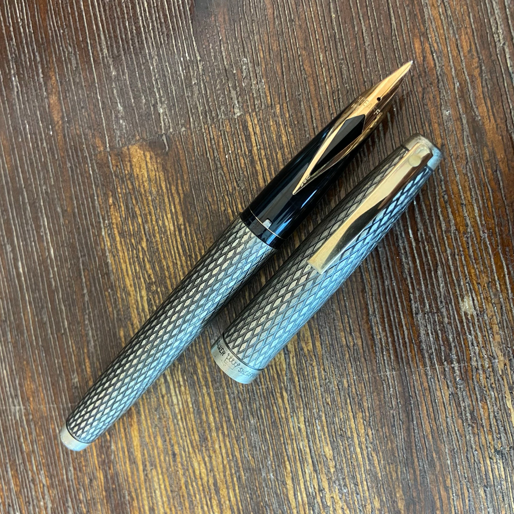 Sheaffer Silver Sheaffer Imperial Sovereign Sterling Silver 8303 Fountain Pen 1970’s