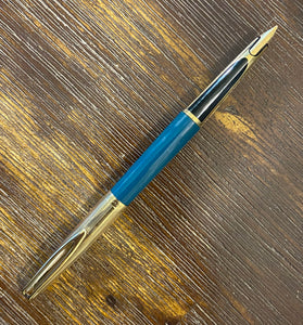 Waterman's c/f Fountain Pen, Turquoise