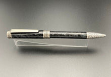 Load image into Gallery viewer, Black &amp; Pearl Resin Ballpoint
