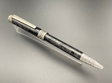 Load image into Gallery viewer, Black &amp; Pearl Resin Ballpoint