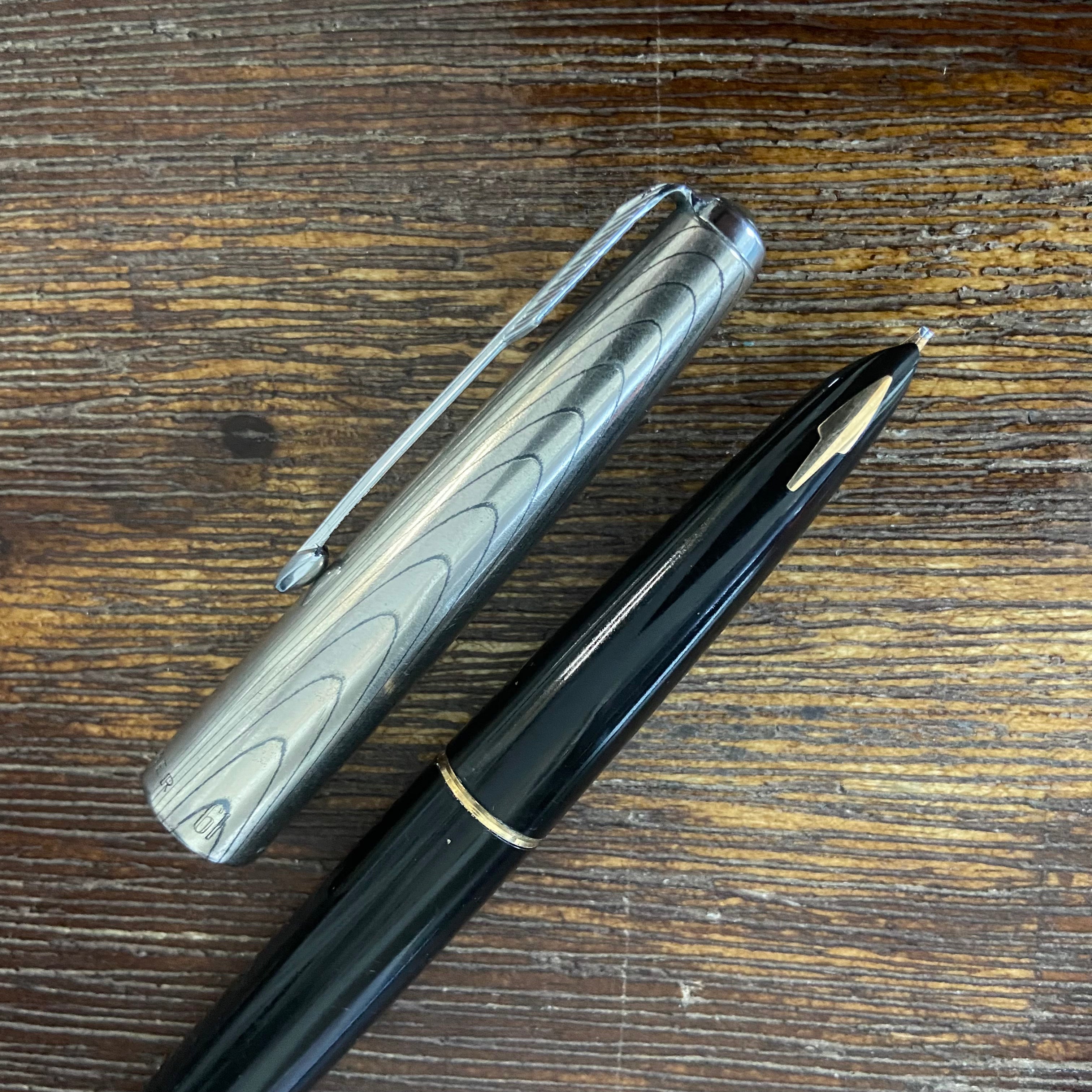 Parker 61 Fountain Pen Mk I - Black with Legacy Cap