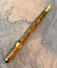 Load image into Gallery viewer, Bexley Ebonite Amber Agate, 5th Anniversary Collection Fountain Pen