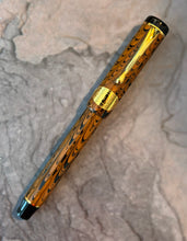 Load image into Gallery viewer, Bexley Ebonite Amber Agate, 5th Anniversary Collection Fountain Pen