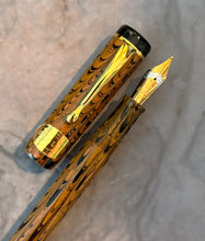 Load image into Gallery viewer, Bexley Ebonite Amber Agate, 5th Anniversary Collection Fountain Pen