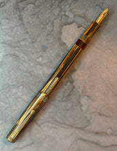 Load image into Gallery viewer, Waterman Ink-Vue 2 "Blue Streak" Fountain Pen - Copper Pearl, Lever