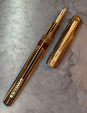 Load image into Gallery viewer, Waterman Ink-Vue 2 "Blue Streak" Fountain Pen - Copper Pearl, Lever