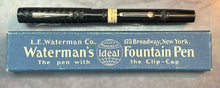 Load image into Gallery viewer, Waterman 52 Fountain Pen ( REG.U.S.) - BCHR, Nickel Trim