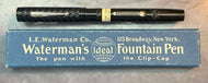 Waterman 52 Fountain Pen ( REG.U.S.) - BCHR, Nickel Trim