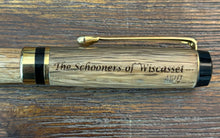 Load image into Gallery viewer, Handcrafted , Schooners-Wiscasset, Wood Fountain pens