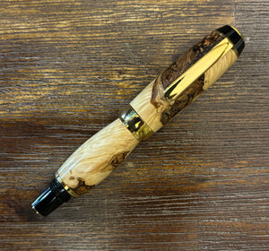 Handcrafted Wooden Fountain Pen, Brown