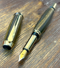 Load image into Gallery viewer, Handcrafted Dark Maple Wooden Fountain pen