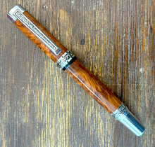 Load image into Gallery viewer, Handcrafted Cocobolo Wooden Fountain Pen