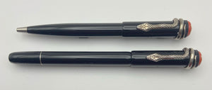 Montblanc Heritage Collection, Rouge et Noire Sp. Ed. Fountain Pen, Ballpoint , Pen holder & Ink