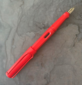 Lamy Safari, Red with Red clip