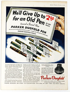 Parker Lady's Ring-top Duofold  1930’s