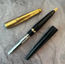 Load image into Gallery viewer, Parker 45 , Gold-filled cap black barrel
