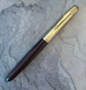 Parker 51 Aerometric, G/F Cap Burgundy barrel