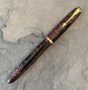 Parker Junior Debutante, Vacumatic  Burgandy Pearl shown.