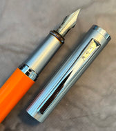 Fountai Pen Revolutiom, Silver & Orange