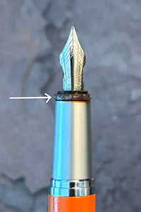 Fountai Pen Revolutiom, Silver & Orange