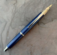 Pilot Namiki Vanishing Point - Blue w Rhodrum Trim