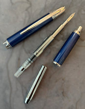 Load image into Gallery viewer, Pilot Namiki Vanishing Point - Blue w Rhodrum Trim