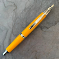 Pilot Namiki Vanishing Point - Deep Yellow w Rhodrum Trim