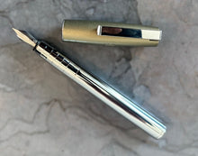 Load image into Gallery viewer, Faber-Castell Loom Metallic fountain pen, olive green