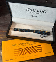 Load image into Gallery viewer, Leonardo Momento Magico Fountain Pen - Pietra Salata - Gold Trim