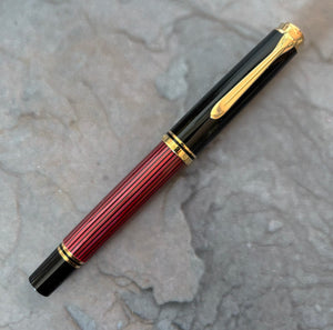 Pelikan Souveran Fountain Pen - M600 Black/Red