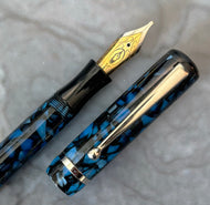Edison Beaumont Fountain Pen - Moonbreaker - 1.1 Italic