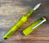 Franklin-Christoph Model 03 Frosted Olive & Maroon. 
