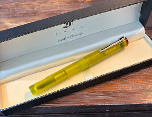 Franklin-Christoph Model 03 Frosted Olive &amp; Maroon.&nbsp;