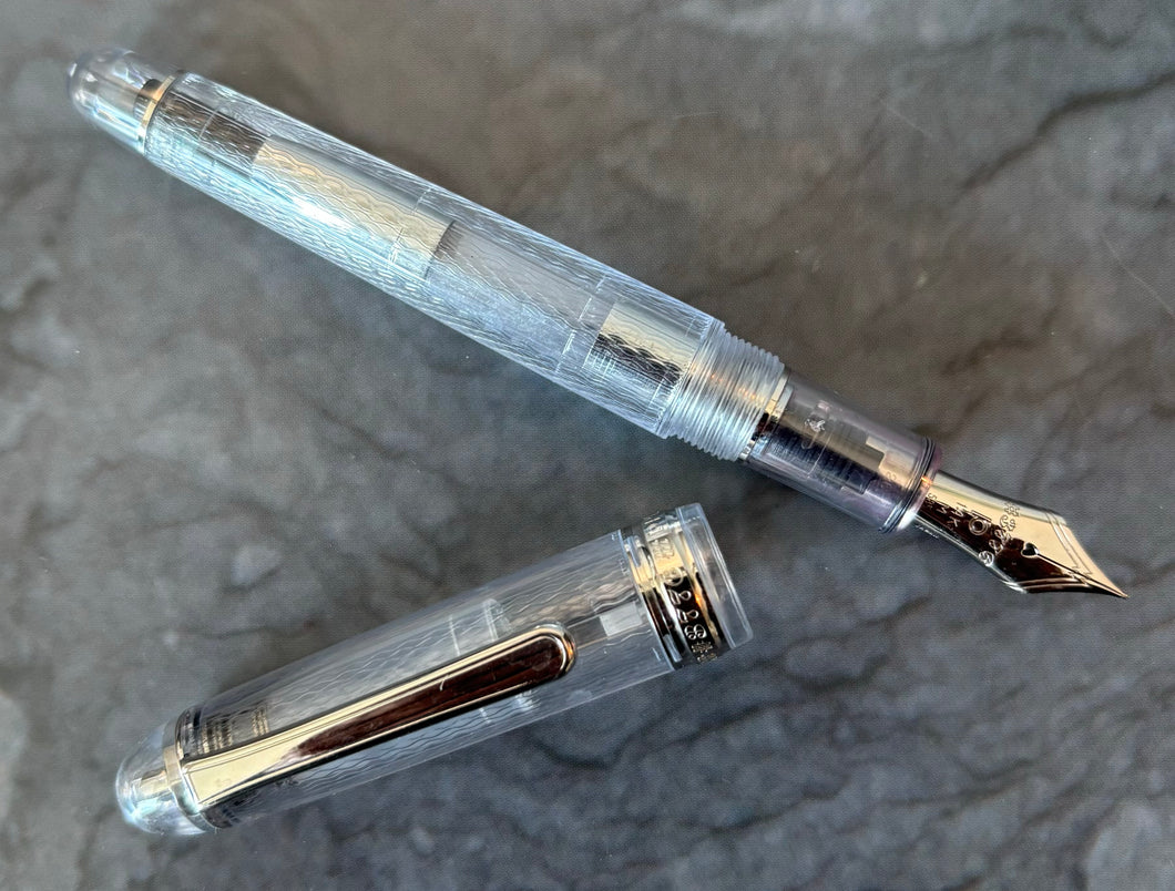 Platinum,  “#3776 Century” Yamanaka Demonstrator Fountain Pen