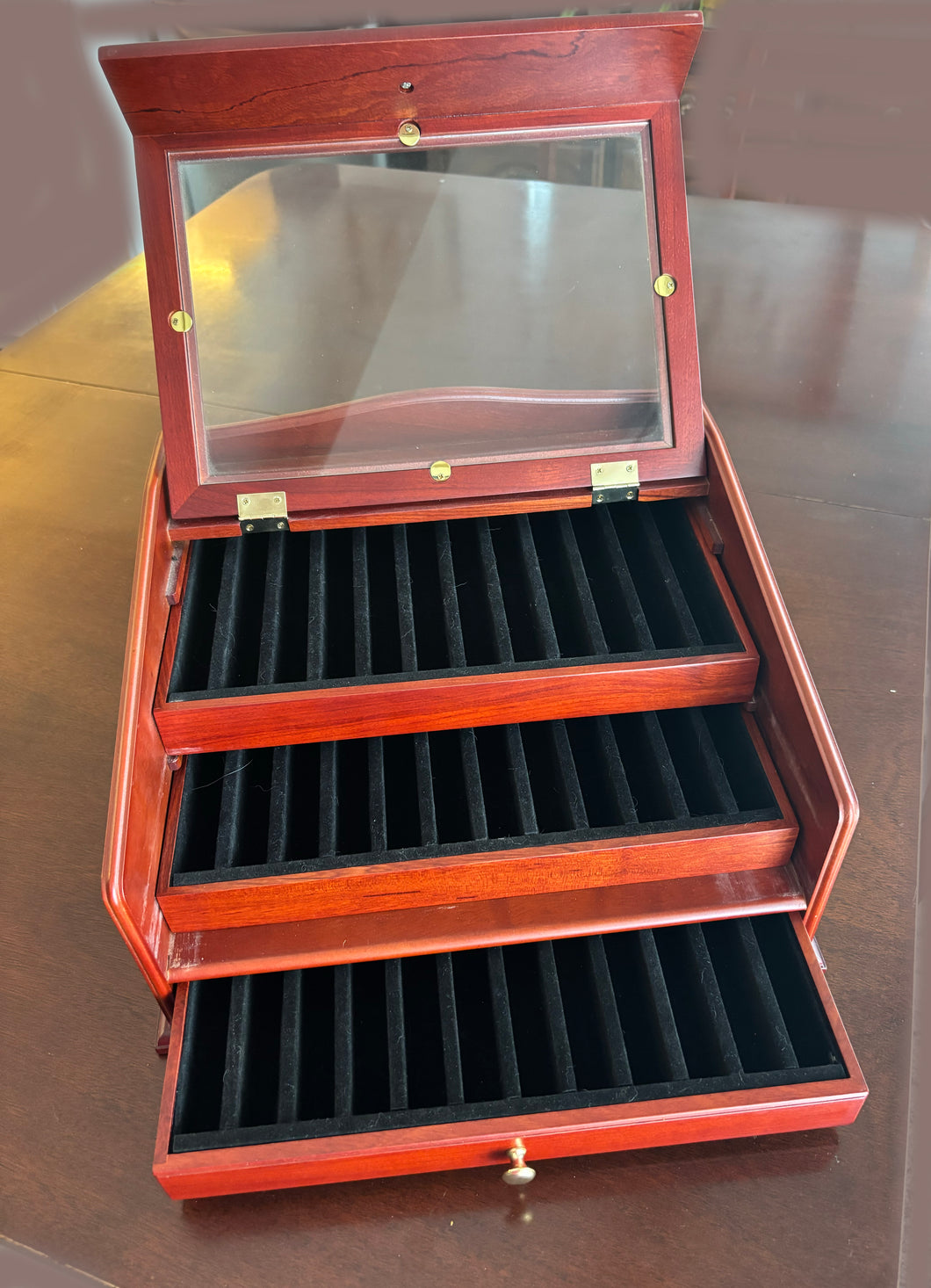 Rosewood Display - 36 Pens