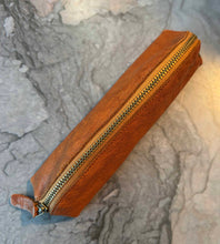 Load image into Gallery viewer, Leather - Pouch Case - Cognac