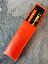 Load image into Gallery viewer, Leather - 2 - Pen Case, Orange