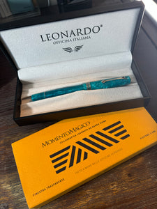 Leonardo Momento Magico Fountain Pen - Emerald Green