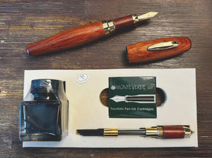 Monteverde Mega Wood Fountain Pen / Ink-Ball Limited Edition