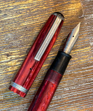 Load image into Gallery viewer, Esterbrook SJ "The classic Double Jewel" Bright Red Lever-filled Fountain Pen