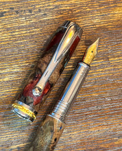 Load image into Gallery viewer, Handcrafted, Wooden Secrets, Fountain pen