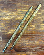 Christian Dior Ballpoint & Pencil set, Gold Plated