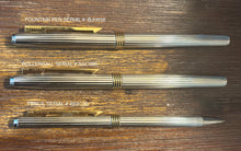 Load image into Gallery viewer, Christian Dior silver-tone, Fountain pen, Rollerball and Pencil