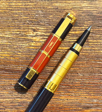 Load image into Gallery viewer, Yves St Laurent vintage Rollerball. Deep purple &amp; Terracotta