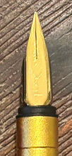 Load image into Gallery viewer, Yves St Laurent, purple and terracotta fountain pen. Made in France.