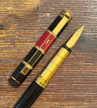 Load image into Gallery viewer, Yves St Laurent, purple and terracotta fountain pen. Made in France.